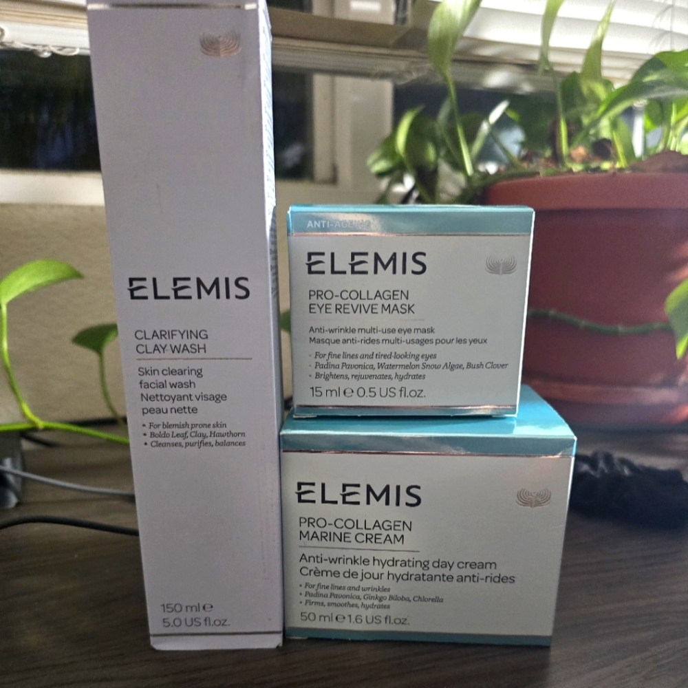 Elemis Pro-Collagen Eye Revive Mask - White and Blue